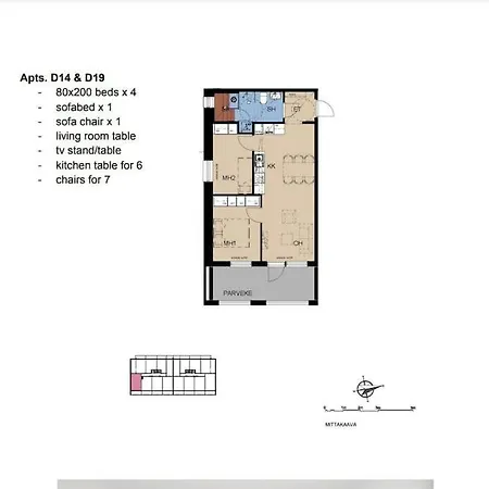 Brand New 2bdr With Private Sauna רובניימי